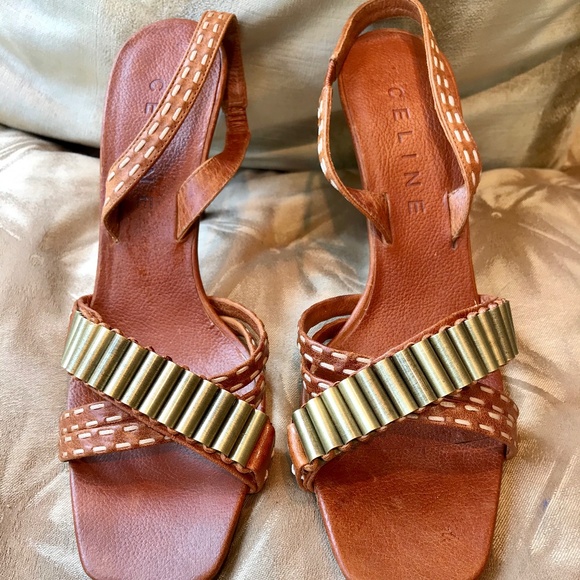 Authentic Celine Stiletto Sandals